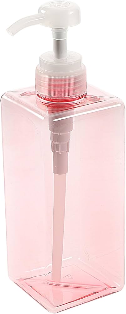 Pink pump bottle
