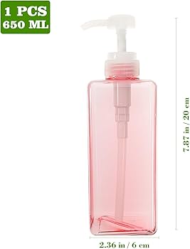 Pink pump bottle