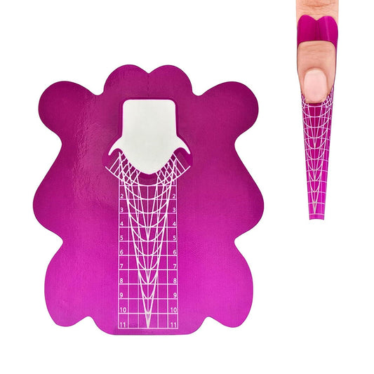 Pink & silver forms (100pcs)