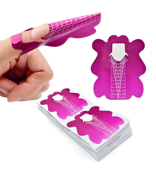 Pink & silver forms (100pcs)