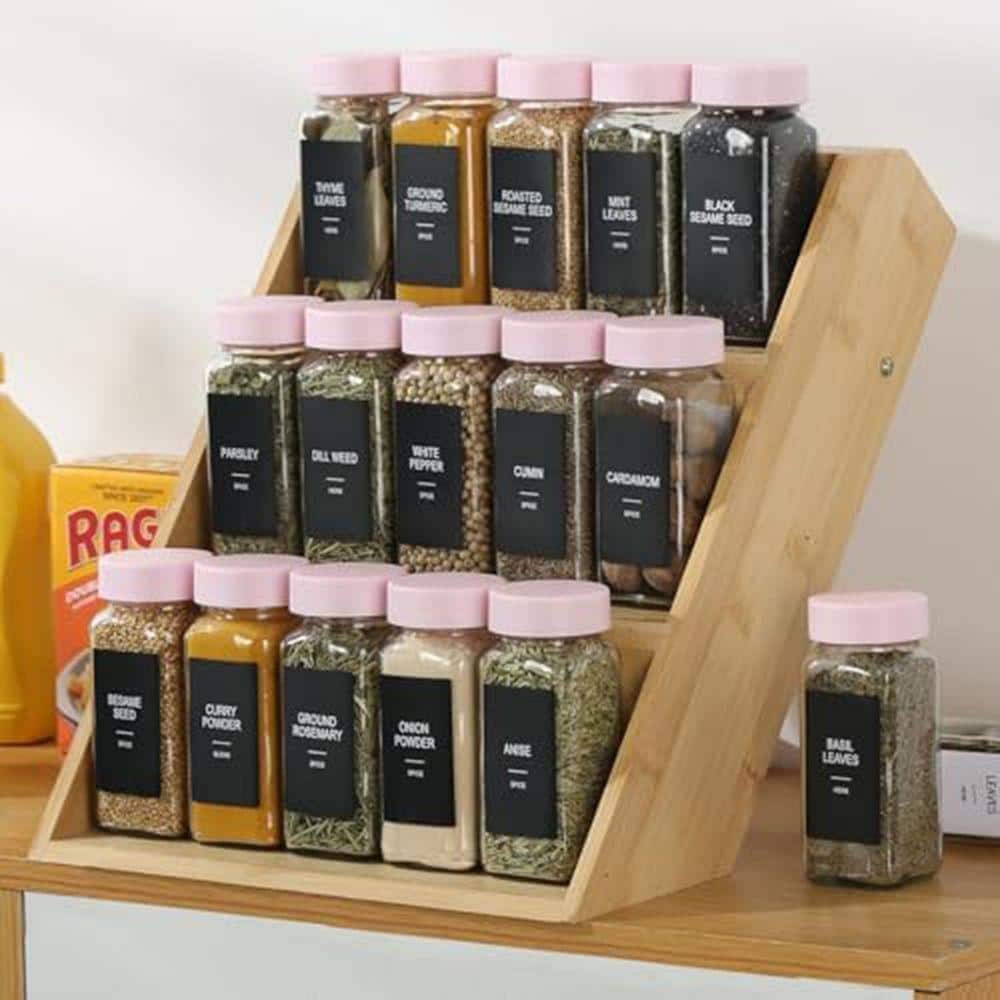 Pink Square Jar