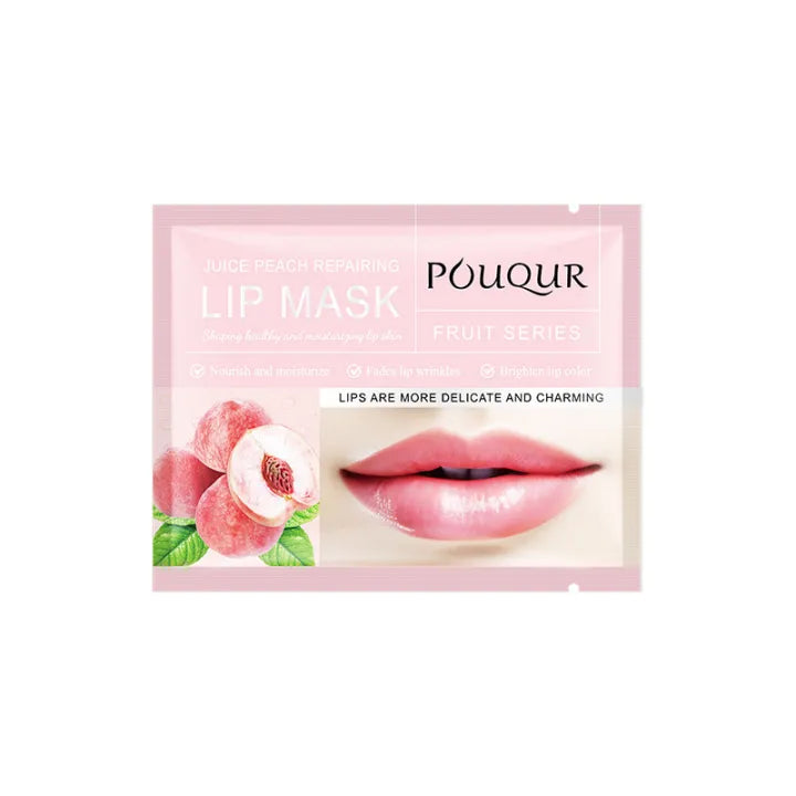 pouqur peach lip mask