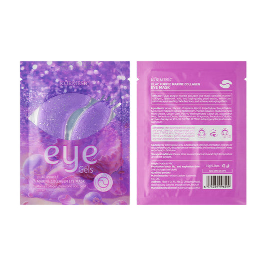 Purple eye patch