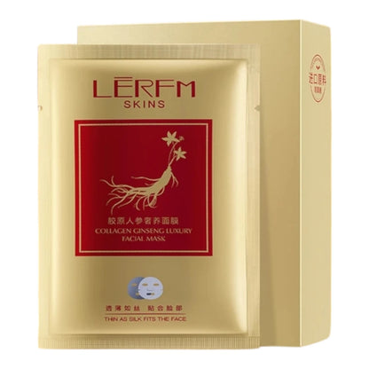 Red ginseng snail face mask