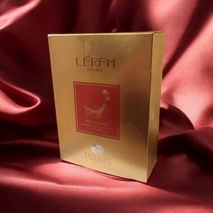 Red ginseng snail face mask