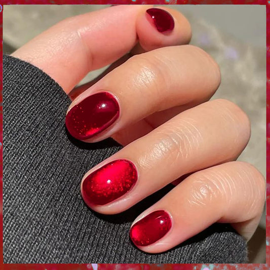Round cateye red