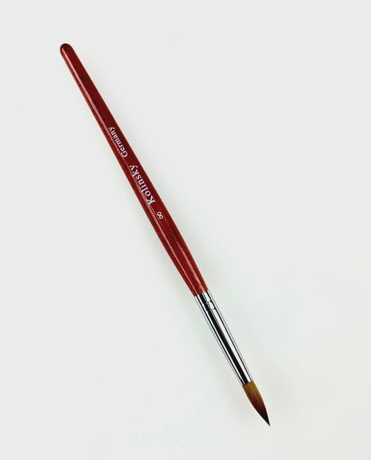 100% kolinsky acrylic brush #8