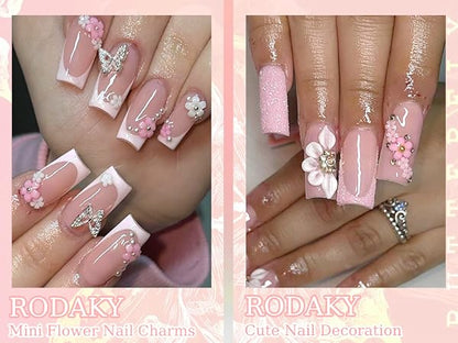 Small charms pack pink flowers