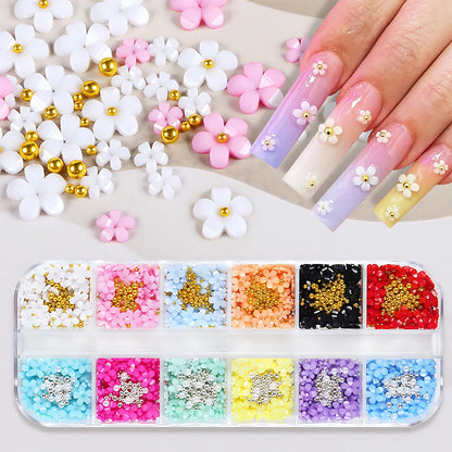 Small charms pack pink flowers