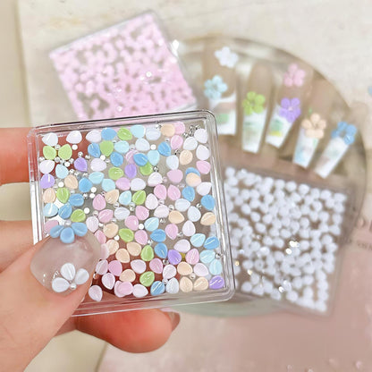 Small charms pack pink petals