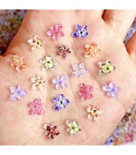 Small charms pack purple flowers