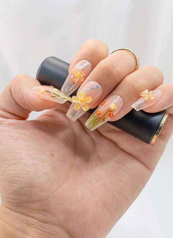 Small charms pack yellow flowers