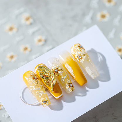 Small charms pack yellow flowers