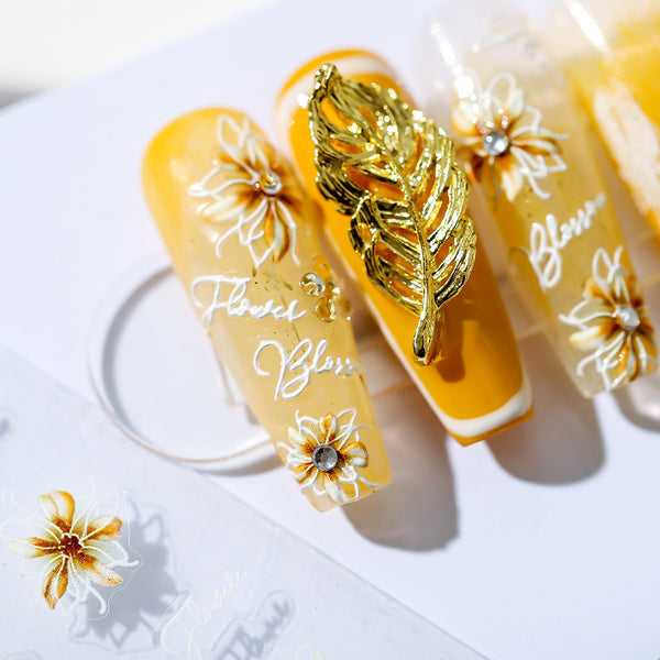 Small charms pack yellow flowers