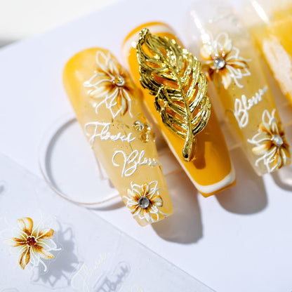 Small charms pack yellow flowers