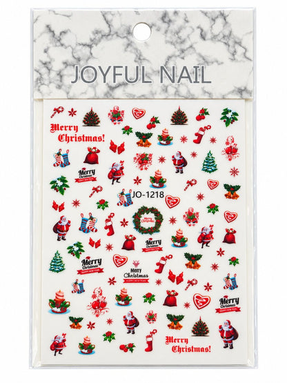 Joyful Nail Christmas stickers