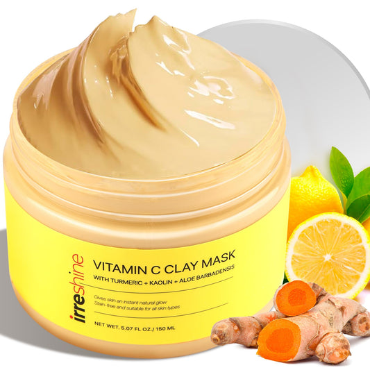 Turmeric + vitamin c clay mask