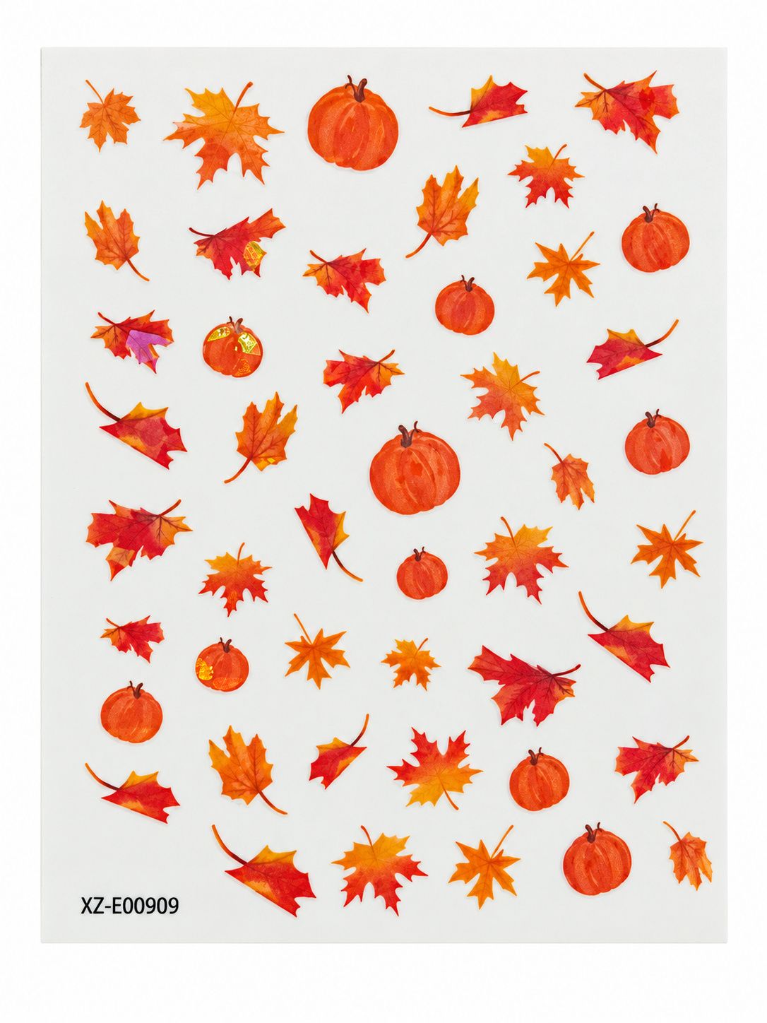 Fall stickers-nail art