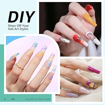 Nail Kingdom clear straight square tips #11