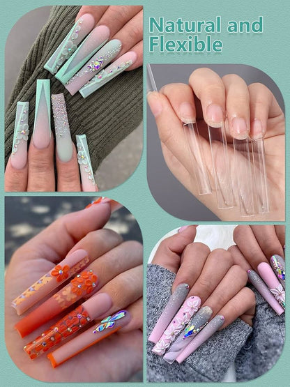 US Nails clear straight french tips #0
