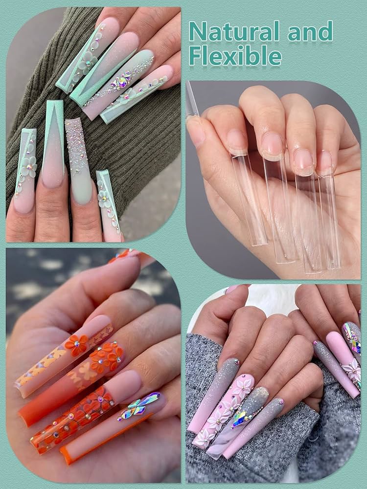 US Nails clear straight french tips #9