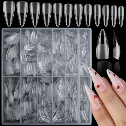 US Nails clear straight stiletto tips #3