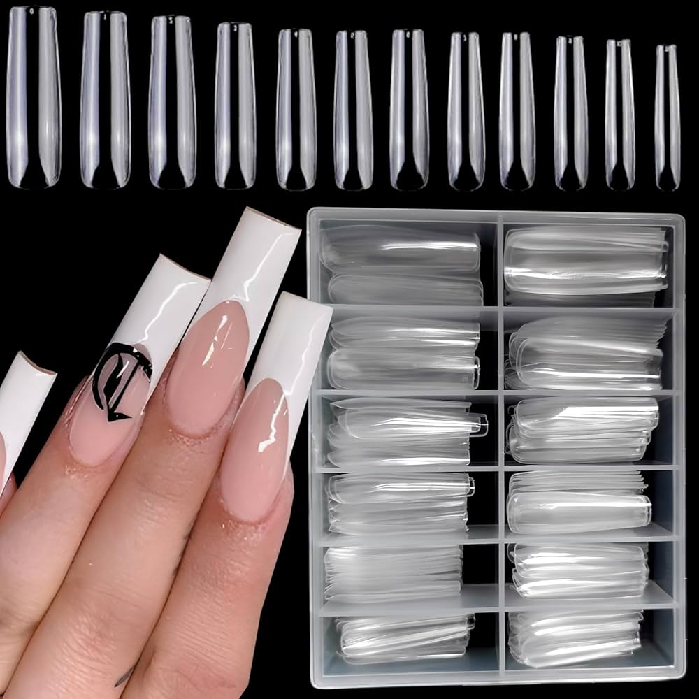 US Nails clear straight square tips #2