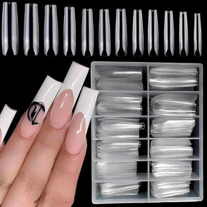 US Nails clear straight square tips #2