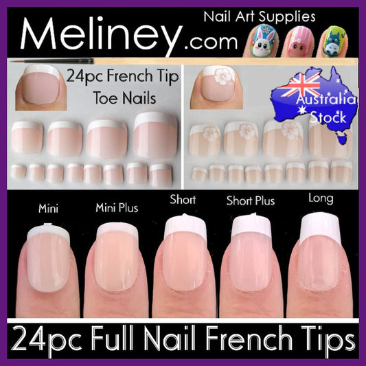US Nails natural straight french tips #4