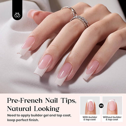 US Nails natural straight french tips #4