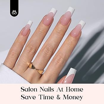 US Nails natural straight french tips #4