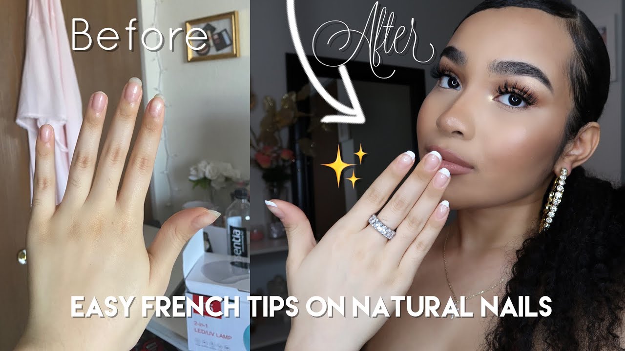 US Nails natural straight french tips #7