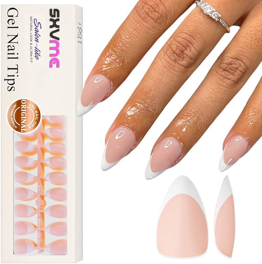 US Nails natural straight french tips #8