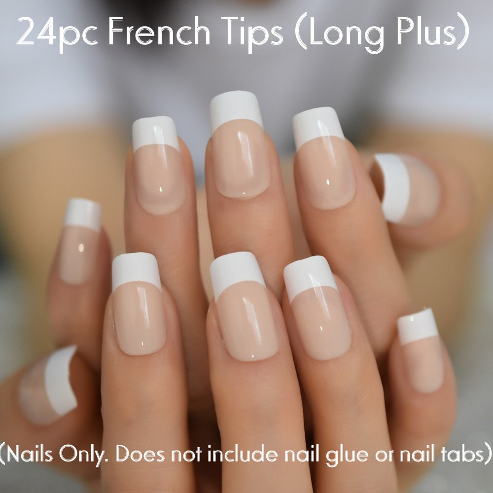 US Nails natural straight french tips #8