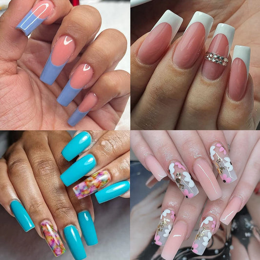 US Nails natural straight french tips #9
