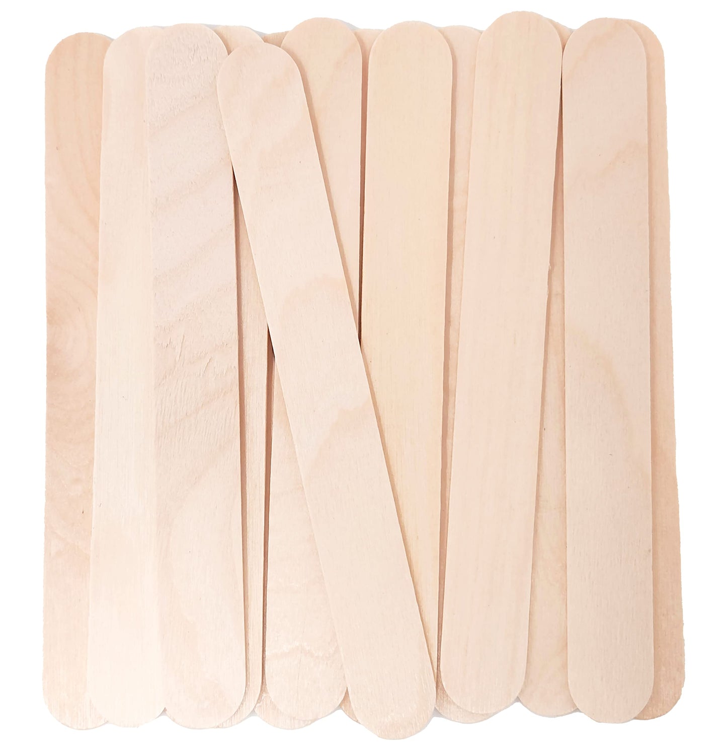 Wax large wooden sticks 100 ct